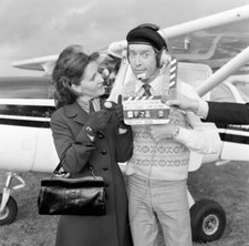 Actor Michael Crawford pictured during filming of the BBC comedy s- Old Photo 4 picture