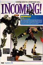 LEGO Bionicle Incoming Print Ad Promo Toa Onua Pohatu Gali Lewa Tahu Kopakai picture
