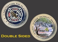 Auburn AL Fire Protecting The Plains Challenge Coin  4#J picture