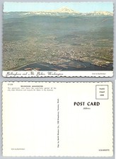 Continental Bellingham Washington Mt Baker Waterfront Aerial View Postcard picture