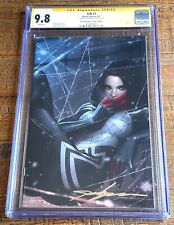 SILK #1 CGC SS 9.8 JEEHYUNG LEE SIGNED EXCL VIRGIN VARIANT-B SPIDER-MAN VENOM picture