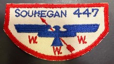 Vintage Souhegan Lodge 447F3 OA Flap The Boy Scouts Of America, Verified By ISCA picture
