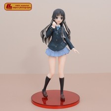 Anime character Akiyama Mio uniform stand Figure Statue Toy Gift Desk Decor picture
