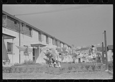 Greenbelt Maryland 1938 apartment laundry clothesline community housing picture