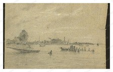 Chester New Jersey Shad Fishing Standard Postcard COPY RPPC picture