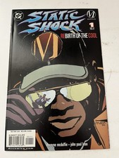 STATIC SHOCK Rebirth of the Cool #1 DC Comics 2001 NM- 9.2 High Grade Low Print picture