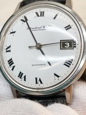 IWC Schaffhausen Stainless Steel Black Men's Watch Automatic Case Size: 36.3mm picture