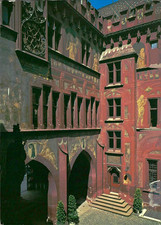 Vintage Postcard Basel Switzerland Rathaus Town Hall Used Posted 2005 picture