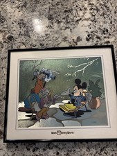 Walt Disney World Art “Goofy, Daisy And Mickey” Custome Framed  picture