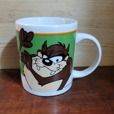 Warner Bros Vtg 1999 Looney Tunes Gibson Coffee Mug Tasmanian Devil Taz Used picture