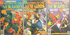 Return of The New Gods Comic Lot of (3) Jack Kirby Nice run Issue 13, 14, 15 DC picture
