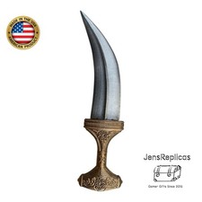 11” Jordanian Jambiya dagger 3d printed, cosplay knife, arabic plastic knife picture