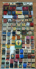 98 Vtg Adv Older Matchbooks -Military-Political-Restaurants/Bars - Expo - R.R. picture
