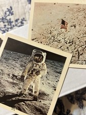 Set of 6 NASA Moon Landing Photos picture