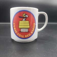 Peanuts Snoopy Red Baron Mug 3.25