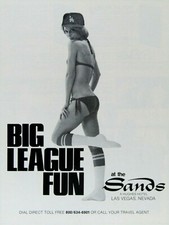 Los Angeles Dodgers Babe The Sands Las Vegas Vintage 1979 Original Print Ad picture