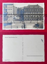 Photo postcard Dresden around 1935 Dippoldiswalder Platz with trumpeter lock (183032 picture