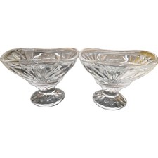 Vintage Clear Pressed Glass Compote dish picture