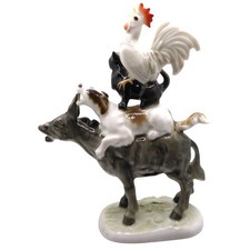Hutschenreuther Karl Tutter Bremen Town Musicians Porcelain Figurine Vintage picture