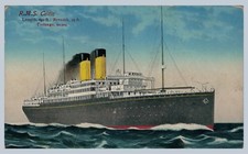 c1920s British RMS Celtic White Star Line Ocean Liner Ship Vintage Postcard -691 picture