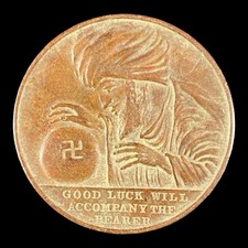 1933-34 Chicago's World Fair Swami Token Good Luck Will Accompany The Bearer picture