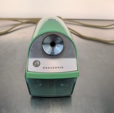 Vintage 60s Panasonic Electric Pencil Sharpener KP-9A Rare Green picture