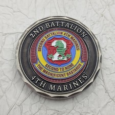USMC Wild Platoon 2nd Battalion 4th Marines Challenge Coin picture