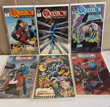 The Question DC Comics Vintage O’Neil Cowan Jones 1980s Collection Lot of 6 picture