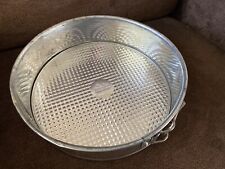 Vtg Springform Round Tin Plate Cake Pan W/ Adjustable Clamp m/Germany 10.25” picture