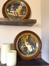 Framed Mid Century Modern Norman Rockwell's Rediscovered Women Set of 2 picture