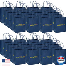 Jexine 100 Welcome Gift Bags 5.9x3.1x8.1