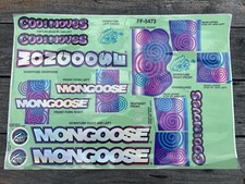 Mongoose Cool Moves BMX Decal Sticker Set NOS Complete Sheet FF-5473  Bike Vtg picture