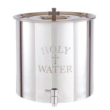 Generic Holy Water Receptacle, 5 Gallons, Stainless Silver Stainless Steel picture