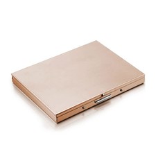 Stainless Steel Extra Slim Cigarette Case Metal Holder Rose Gold  picture