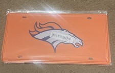 New Denver Broncos Orange Automotive License Plate New Logo picture