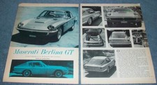 1964 Maserati Berlina GT Vintage Road Test Info Article 