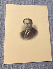Vintage Bureau of Engraving and Printing President William H Taft 9