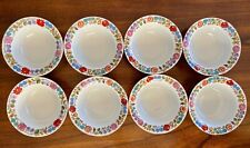 Kalocsa Berry Bowls Set of Eight Beautiful Hungarian Porcelain picture