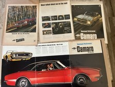 Lot of 3 1967 Chevrolet Camaro Base Sports Coupe RS *Original*ad print c picture
