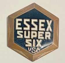 Antique Vintage Hudson Essex Super Six Automobile Radiator Badge Car Emblem picture
