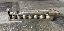 Vintage Indestro Chicago Pocket Socket Set Ratchet Folding Case 1/2-15/16 SAE picture