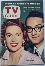 8/21/1954 TV Guide Jayne Meadows & Steve Allen issue #73 picture