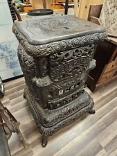 Antique Late 19th Century Cast Iron Parlor Stove By Garland  picture