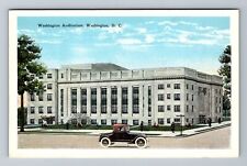 Washington DC-Washington Auditorium, Outside, Vintage Postcard picture