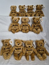 Vintage Isaac Beara Collectible Hard Rock Cafe Beanie Bears Lot Of 11 picture