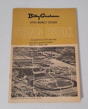 1961 BILLY GRAHAM CRUSADE SONG BOOK 73 Hymsn Hardy, Ark Baptist Church Stamped picture
