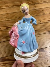 Vtg Ceramic Early Holland Mold FRENCH VICTORIAN Girl Woman Lady Female Figurine picture