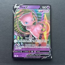 Pokemon TCG Mew V Fusion Strike Ultra Rare 113/264 picture