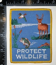 VINTAGE Protect Wildlife Conservation Patch picture