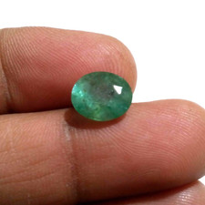 Gorgeous Green Zambian Emerald Oval Shape 3.35 Crt Top A+ Faceted Loose Gemstone picture